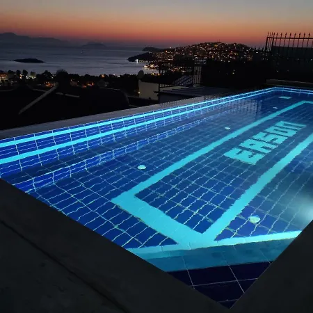 Bodrum Kadikalesi Villa Sonsuzluk Havuzlu Full Deniz Manzarali 빌라