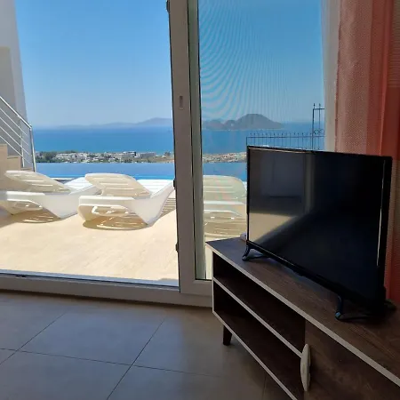 빌라 Bodrum Kadikalesi Villa Sonsuzluk Havuzlu Full Deniz Manzarali