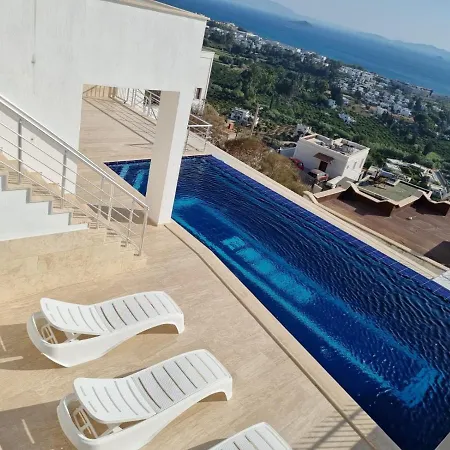 Bodrum Kadikalesi Villa Sonsuzluk Havuzlu Full Deniz Manzarali Villa Bodrum