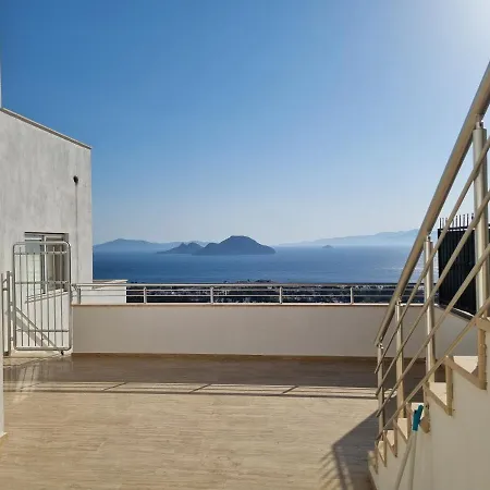 Bodrum Kadikalesi Villa Sonsuzluk Havuzlu Full Deniz Manzarali *
